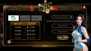 Hướng Dẫn Cách Nạp Tiền Ricwin Lên Điểm Nhanh Chóng